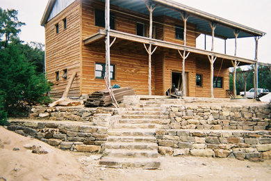 Example of a southwest exterior home design in Austin