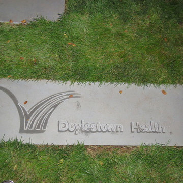 Bluestone Logo Paver -"Doylestown Health"