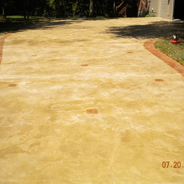 Bolivian Marble Driveway