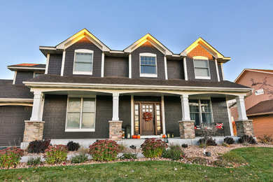 Transitional exterior home photo in Minneapolis