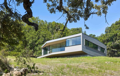 Houzz Tour: Architectural Box on a Rock Dazzles in Sonoma