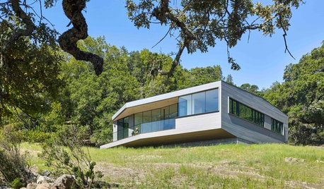 Houzz Tour: Architectural Box on a Rock Dazzles in Sonoma