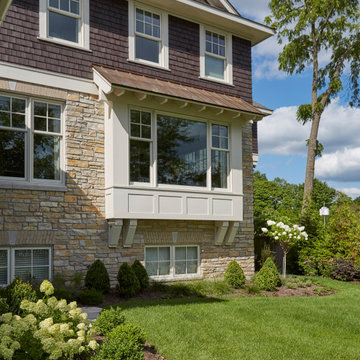 Boxed Bay Window with Standing Seam Copper Roof