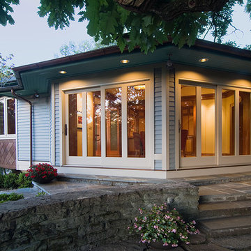 Breakfast and Kitchen addition from exterior