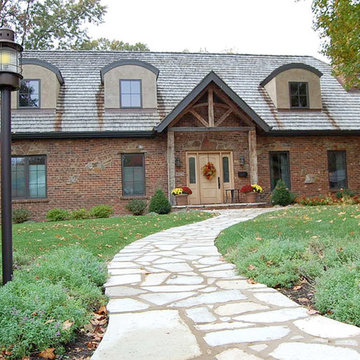 Brick and Stone House in Ladue, MO