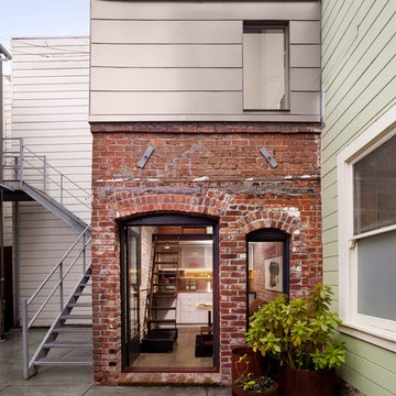 brick house facade