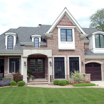 Brick Provincial Home with Front Porch