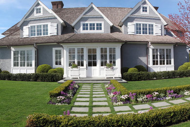 This is an example of a rural house exterior in New York.