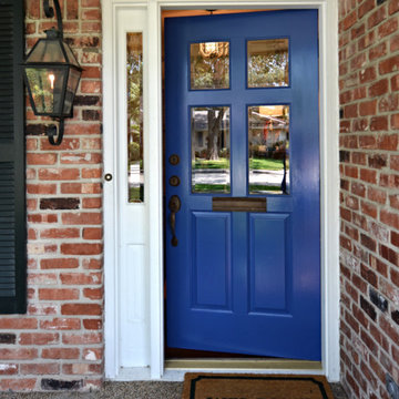 Bright Blue Front Door