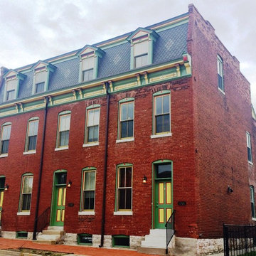 Bright Colors for this Historic Soulard Rehab