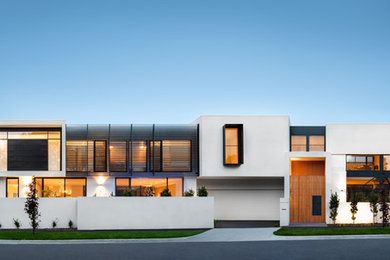 Inspiration for a modern exterior home remodel in Melbourne