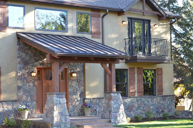 Traditional exterior home idea in Denver