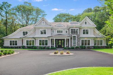 Arts and crafts exterior home photo in New York