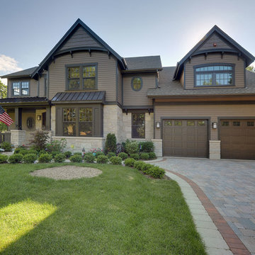 Brown-Toned Custom Home