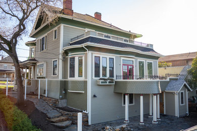 Inspiration for a victorian exterior home remodel in San Luis Obispo