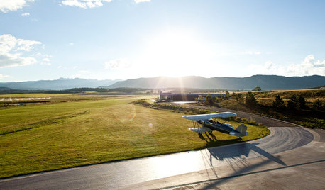 Houzz Tour: A Modern Mountain Home Takes Off With Its Own Airstrip