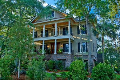 Inspiration for a timeless exterior home remodel in Charleston