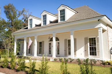 Inspiration for a timeless exterior home remodel in New Orleans