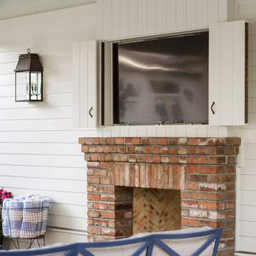 Cabana with Fireplace and TV