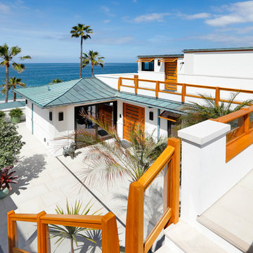 California Coastal, Mid-Century Modern Home Build in Laguna