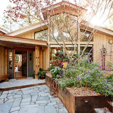 California Rustic Wood Light-filled Home
