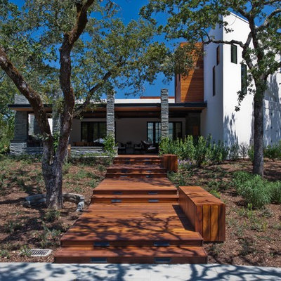 Contemporary mixed siding exterior home idea in San Francisco