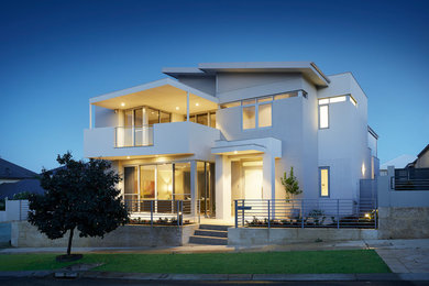 Modern house exterior in Perth.