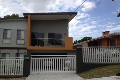 This is an example of a modern house exterior in Brisbane.