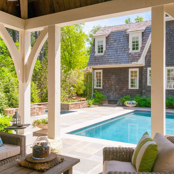 Cape Cod Inspired Pool House