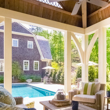 Cape Cod Inspired Pool House