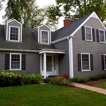Cape Cod Style Home - Evanston, IL in James Hardie Siding & Trim