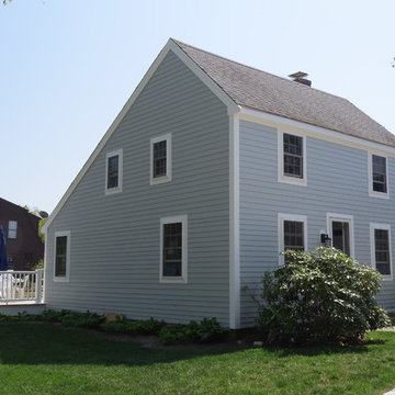 Cape Cod Window installation, Exterior Trim and siding replacement