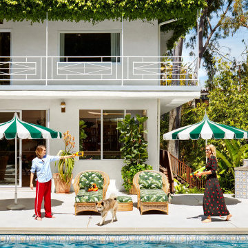 Cara and Poppy Delevingne's Playful Los Angeles Retreat