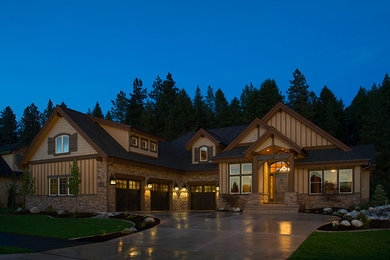 Mountain style exterior home photo in Seattle