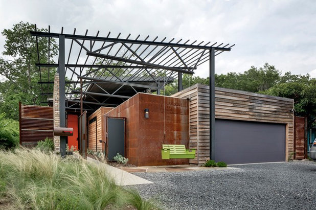 Industrial Exterior by Domiteaux Garza Architecture