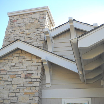 Casual Los Altos Hills Craftsman in Stone and Shingle