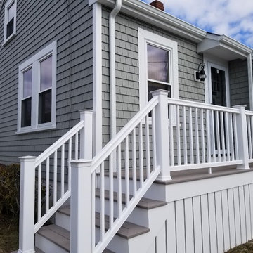 Cedar Discovery Vinyl Siding, AZEK Decking, & Harvey Windows, Fairhaven, MA