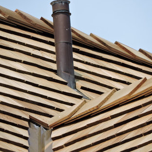 Cedar Roof on Westport, CT Victorian Style Beach Home