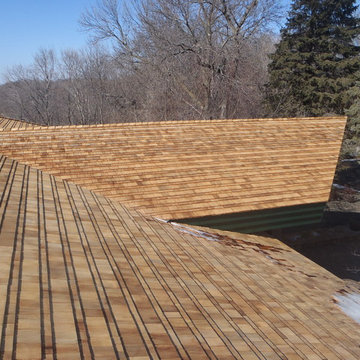Cedar roofing - Alternating Exposure
