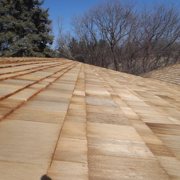 Cedar roofing - Alternating Exposure