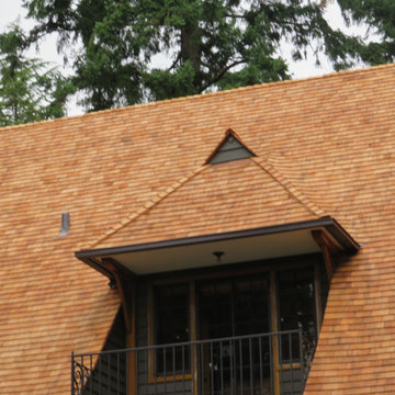 Cedar Shingle Roof Installation