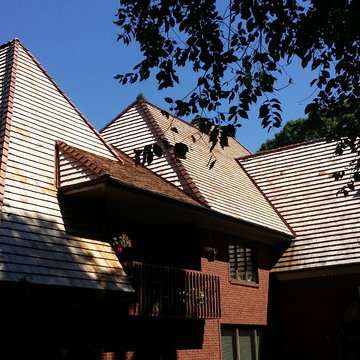 Cedar shingles Roofing Project