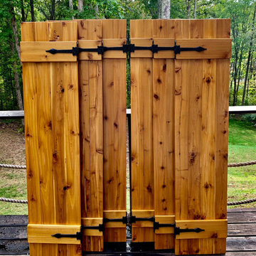 Cedar Shutters going out to a North Carolina homeowner