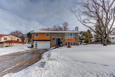 Inspiration for a timeless exterior home remodel in Minneapolis