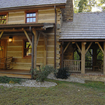 Central Kentucky Log Cabin Primitive Kitchen