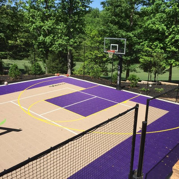 Cepeda Home Addition with Garage and Basketball Court