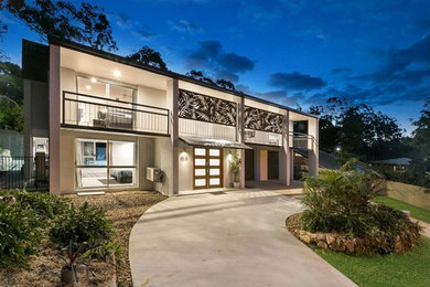 Photo of a modern house exterior in Brisbane.