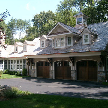 Colonial Addition Over Garage With Dormer - Photos & Ideas | Houzz