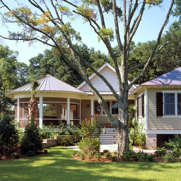 Charleston Coastal Cottage Side Exterior