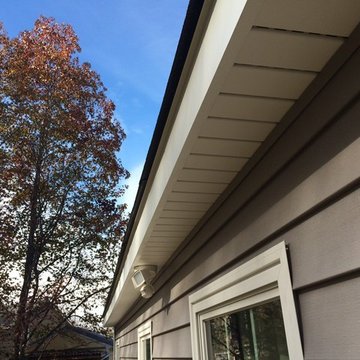 Charlotte, NC, upscale vinyl siding replacement by Belk Builders.